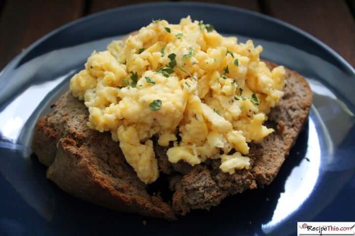 Air Fryer Scrambled Eggs On Toast Recipe This