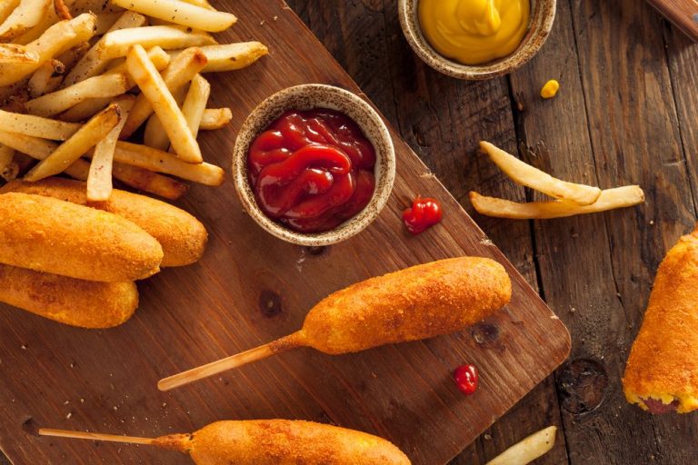 Recipe This British Fish & Chip Shop Healthy Battered Sausage & Chips