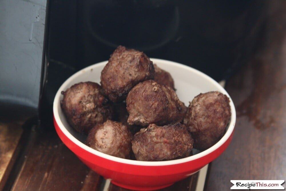 Air Fryer Frozen Meatballs Recipe This