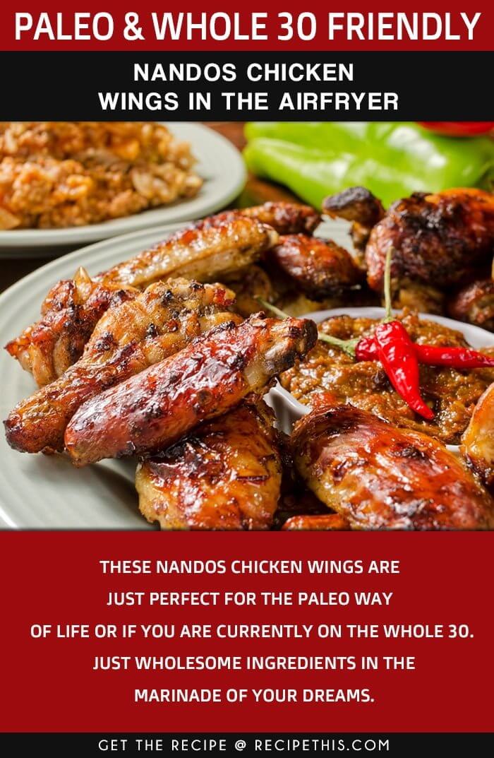 Nandos Chicken Wings In The Airfryer • Recipe This