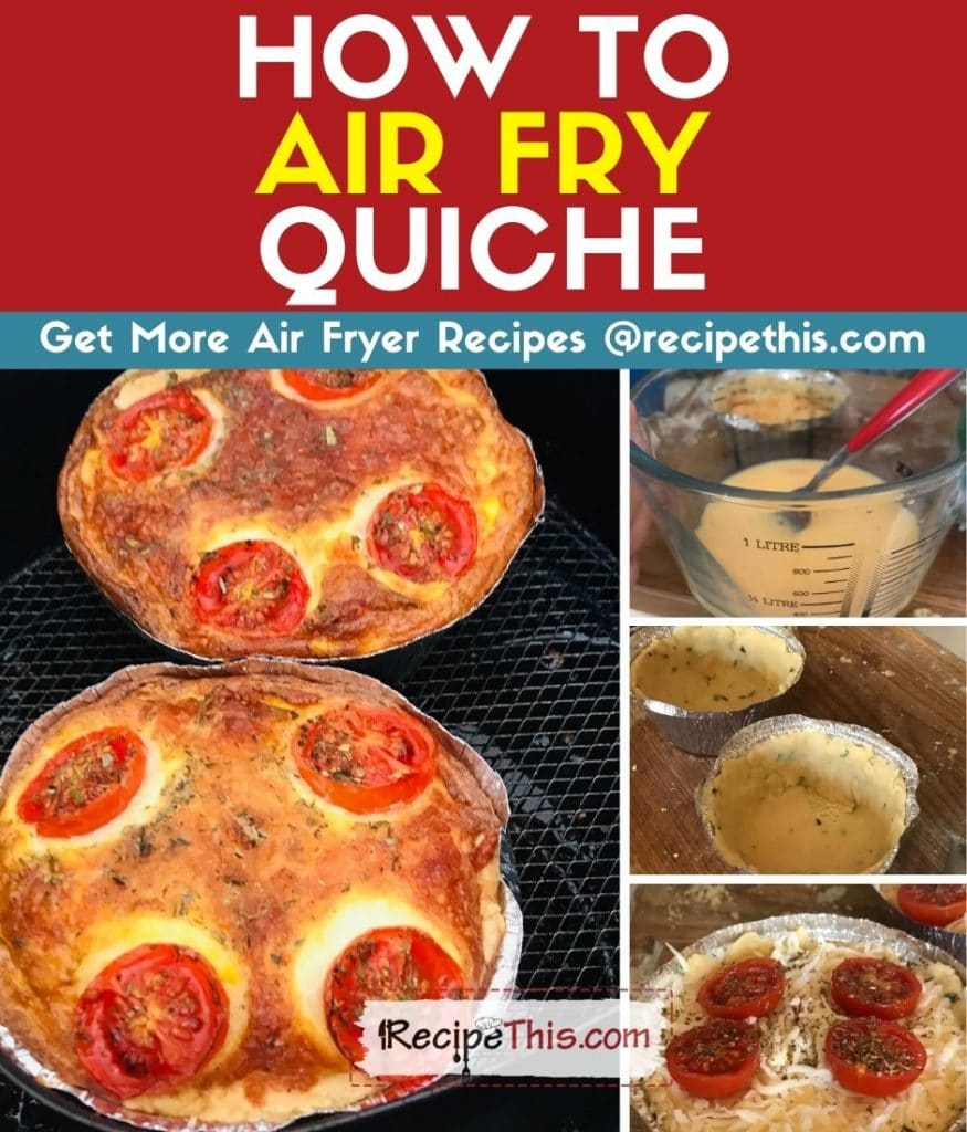 Air Fryer Cheese Quiche Recipe This
