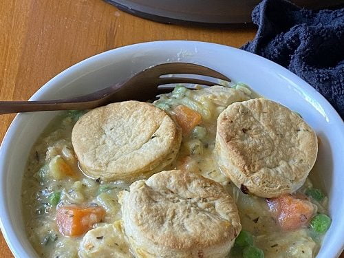 Recipe This Ninja Foodi Chicken Pot Pie