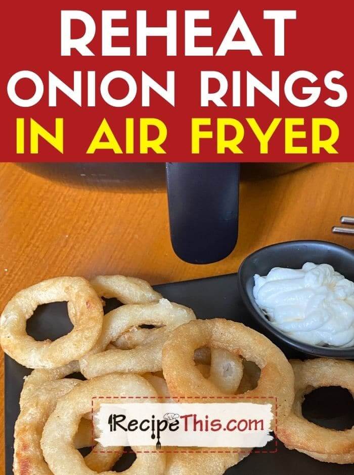 Reheat Onion Rings. Let me show you how to reheat your leftover onion rings in the air fryer. Your onion rings will be crispy, not soggy and you will 